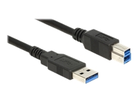 Bild von DELOCK Kabel USB 3.0 Typ-A Stecker > USB 3.0 Typ-B Stecker 3,0m schwarz