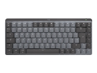 LOGITECH MX, Mechanical Mini, for Mac, Minimalist, Wireless, Illuminated Keyboard, - SPACE GREY - (US) INTL - EMEA