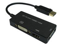 Bild von VALUE Adapterkabel DisplayPort - VGA / DVI / HDMI v1.2 Aktiv