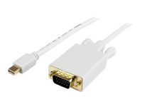 Bild von STARTECH.COM 3m Mini DisplayPort auf VGA Kabel - mDP auf VGA Adapter/ Konverter bis zu 1920x1200 - St/St - Weiss