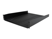 Bild von STARTECH.COM 2 HE Fest montierter Fachboden für Server Rack/ Schrank bis 22 Kg - 55 cm Tief - belüftet