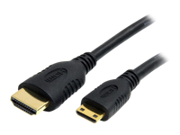 Bild von STARTECH.COM 0,5 m High Speed HDMI-Kabel mit Ethernet - HDMI auf HDMI Mini - Stecker/Stecker