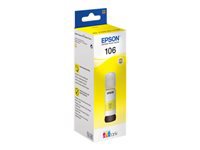 EPSON ECOTANK 106 YELLOW 70ML - Musteet, paperit ja väripatruunat - 8715946643335 - 1