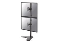 NEOMOUNTS onTop Dual-Deskstand 10-32 blk