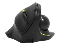 PORT DESIGNS Mouse Ergonomic Rechargable Bluetooth Track Black