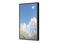 HI-ND Wall Casing EASY 32inch Portrait Mounting kit metal black RAL 9005 screen size 32inch wall-mountable for SAMSUNG QM32R-B