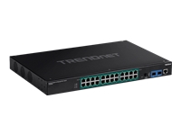 Bild von TRENDNET TI-RP262i 26-Port Industrial Rackmount PoE+ Switch Gigabit L2 Managed