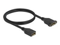 Bild von DELOCK DisplayPort 1.2 Kabel Buchse zu Buchse zum Einbau 4K 60 Hz 1 m