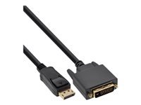 Bild von INLINE BULK 25er DisplayPort zu DVI Konverter Kabel schwarz 2m