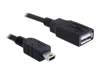 Bild von DELOCK Kabel USB 2.0-A Bu USB mini St 0,5m