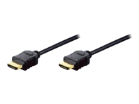 Bild von ASSMANN HDMI 2.0 Anschlusskabel 2xHDMI Typ A Stecker HDMI High-Speed mit Ethernet 1m bulk 4K Ultra HD und 3D tauglich ARC CEC