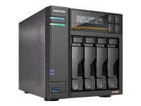 Bild von ASUSTOR AS6804T 4 Bay NAS AMD Ryzen Embedded V3C14 16GB ECC RAM DDR5 Dual USB 4 Ports Dual 10GbE Ports Dual 5GbE Ports