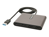 Bild von STARTECH.COM USB 3.0 auf 4x HDMI Adapter - Externe Video- und Grafikkarte - 1080p 60Hz - Windows