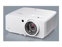 OPTOMA Vidéoprojecteur ZH521ST FHD 1920x1080 5300lm LASER ST 2 000 000:1 TR 0.79:1 2H VGA USB-A Power RJ45 HP 1x15W Blanc
