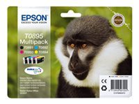 Bild von EPSON T0895 Tinte schwarz und dreifarbig Standardkapazität 16.3ml 1-pack blister ohne Alarm