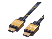 Bild von ROLINE GOLD HDMI HS Kabel+Ethernet A-A ST/ST1,5