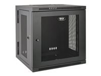 EATON TRIPPLITE 12U Wall Mount Rack Enclosure Server Cabinet Swinging Hinged Door Deep Rack cabinet wall mountable Black 12U 19