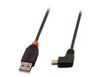 Bild von LINDY USB 2.0 Typ A/Mini-B 90 2m Mini-B Stecker rechts gewinkelt