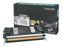 Bild von LEXMARK C522n, C524 Toner schwarz Standardkapazität 4.000 Seiten 1er-Pack Rückgabe