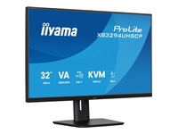 Bild von IIYAMA XB3294UHSCP-B1 81,28cm 32Zoll VA-panel 3840x2160 UHD 15cm Height Adj. Stand 350cd/m 2ms Speakers USB-C Dock LAN/KVM/95W PD
