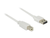 Bild von DELOCK Kabel EASY-USB 2.0 Typ-A Stecker > USB 2.0 Typ-B Stecker 2 m wess