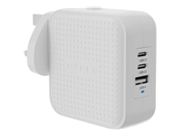 TARGUS Hyper HyperJuice 70W USB-C GaN Travel Charger 3C+1A - White