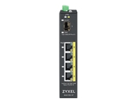 Bild von ZYXEL RGS100-12P, 5 Port unmanaged PoE Switch, 120 Watt PoE, DIN Rail, IP30, 12-58V DC