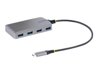 Bild von STARTECH.COM 4 Port USB C Hub - USB C auf 4x USB-A 5Gbit/s Hub mit Zusatzstromanschluss - USB C auf USB3.0 Verteiler - Mini USB C