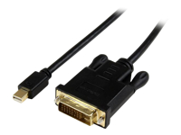 Bild von STARTECH.COM Mini DisplayPort auf DVI Kabel 1,8m - Stecker/Stecker - mDP zu DVI Adapter/ Koverter - 1920x1200 / 1080p - Schwarz