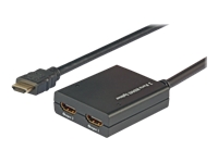 Bild von EFB 2-port HDMI Kabel Splitter 4K2K HDCP DolbyTrue HD DTS Master Audio Aufteilung von einer HDMI Quelle auf bis zu 2 Endgeraete