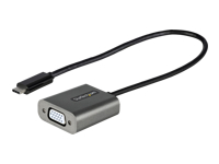 Bild von STARTECH.COM USB-C auf VGA Adapter - 1080p USB-C zu VGA Adapter Dongle - Thunderbolt 3 kompatibel - 30cm langes Kabell