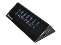 Bild von SANDBERG USB 3.0 Hub 7 ports Siebmal USB 3.0 Ausgaenge Ueberlastungsschutz 1m USB 3.0 Kabel und 230V Netzteil im Lieferumfang