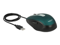Bild von DELOCK Optische 5-Tasten Maus USB Typ-A grün