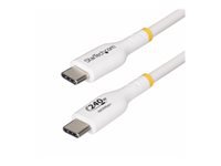 Bild von STARTECH.COM 1m Weisses USB-C Ladekabel USB-IF zertifiziert USB C Schnellladekabel 240W PD EPR USB C 2.0 Laptop-Ladekabel