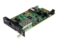 Bild von STARTECH.COM Gigabit Ethernet LWL / Glasfaser Medienkonverter Kartenmodul mit SFP - 1000mbit Multimode Gigabit Ethernet Medienkonv