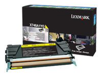 Bild von LEXMARK X746, X748 7K Toner gelb Standardkapazität 7.000 Seiten 1er-Pack With returnprogram