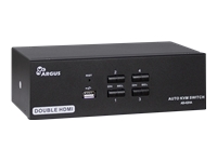 Bild von INTER-TECH KVM KVM-AS-42HA HDMI line in 8x HDMI 8x 3,5mm 3pol. Klinke 1 Power line out 2x USB 2x 3,5mm 3pol Klinke 2x HDMI