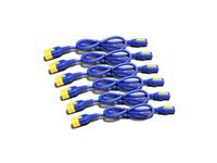 APC Power Cord Kit (6 ea), Locking C13 to C14, color blue Cord Length (1.2 meter), Extension Cable