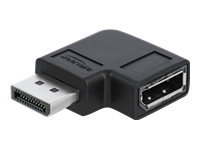 Bild von DELOCK DisplayPort 1.4 Adapter Stecker zu Buchse 90 links gewinkelt 8K 60 Hz