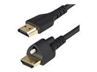 Bild von STARTECH.COM 1m High Speed HDMI Kabel - 4K 60Hz HDR - HDMI-2.0-Monitor Kabel mit Verriegelungsschraube und Ethernet - St/St