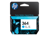 Bild von HP 364 original Ink cartridge CB318EE BA1 cyan standard capacity 3ml 300 pages 1-pack with Vivera Ink cartridge