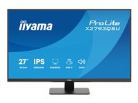 Bild von IIYAMA X2793QSU-B1 68,58cm 27Zoll IPS 4-side slim bezel 2560x1440 QHD 1ms MPRT 350cd/m HDMI DisplayPort Speakers USB HUB 2x2.0