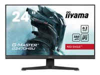 Bild von IIYAMA G2470HSU-B6 G-Master Red Eagle 60,96cm 24Zoll Fast IPS FHD FreeSync Premium 180Hz 1100:1 300cd/m2 0.2ms HDMI DP 4x Speakers