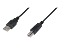 Bild von ASSMANN USB Anschlusskabel Typ A - B St/St 1,0m USB 2.0 geeignet sw