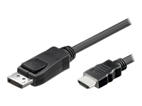 Bild von TECHLY Konverterkabel DisplayPort 1.1 auf HDMI schwarz 3m konvertiert das DisplayPort Signal in ein HDMI Signal