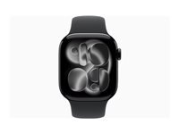 APPLE WATCH SERIES 11�GPS + CELLULAR 42MM�JET BLACK ALUMINIUM CASE WITH BLACK SPORT BAND - S/M
