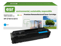 Bild von ESR Toner cartridge compatible with HP CF401X cyan High Capacity remanufactured 2.300 pages