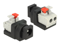 Bild von DELOCK Adapter Terminalblock mit Drucktaste > DC 2,1 x 5,5 mm Buchse