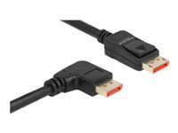 Bild von DELOCK DisplayPort Kabel Stecker gerade zu Stecker 90 rechts gewinkelt 8K 60 Hz 3 m