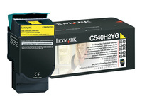 Bild von LEXMARK C540, C543, C544, X543, X544 Toner gelb hohe Kapazität 2.000 Seiten 1er-Pack